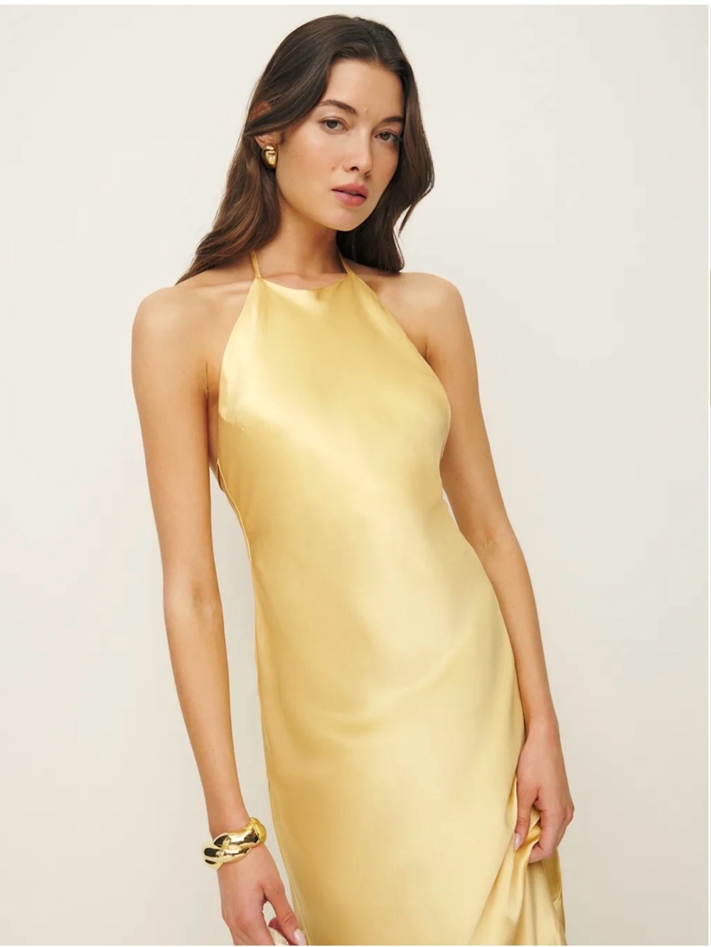 Reformation Jeany Silk Dress - Size S - Picture 2 of 4